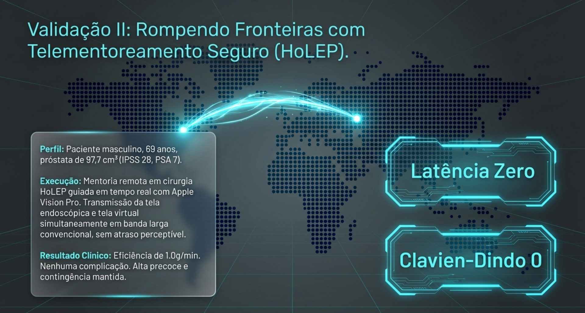 Case HoLEP — Telementoreamento com Apple Vision Pro